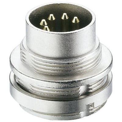 Lumberg 5 Pole Din Plug, DIN EN 60529, 5A, 60 V ac IP68, Male, Wall Mount