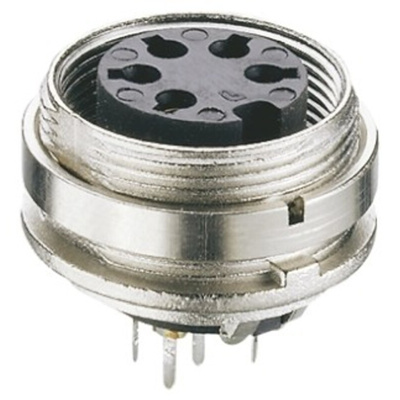 Lumberg, KGR 3 Pole M16 Din Socket, DIN EN 60529, 5A, 250 V ac IP40, Female, Panel Mount