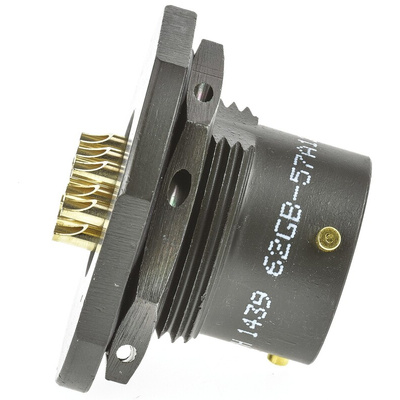 Amphenol Limited, 62GB 10 Way Panel Mount MIL Spec Circular Connector Receptacle, Socket Contacts,Shell Size 12,