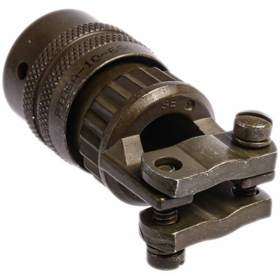 Amphenol, PT 6 Way Cable Mount MIL Spec Circular Connector Plug, Socket Contacts,Shell Size 10, Bayonet, MIL-DTL-26482