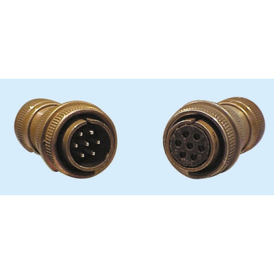Glenair 24 Way Cable Mount MIL Spec Circular Connector Plug, Pin Contacts,Shell Size 24, MIL-DTL-5015