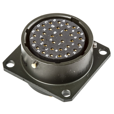 Amphenol Limited, 62GB 32 Way Box Mount MIL Spec Circular Connector Receptacle, Socket Contacts,Shell Size 18, Bayonet