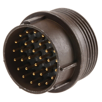 ITT Cannon, KPT 32 Way Cable Mount MIL Spec Circular Connector Plug, Pin Contacts,Shell Size 18, Bayonet Coupling