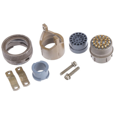 ITT Cannon, KPT 26 Way Cable Mount MIL Spec Circular Connector Plug, Pin Contacts,Shell Size 16, Bayonet Coupling