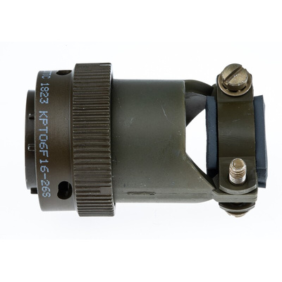 ITT Cannon, KPT 26 Way Cable Mount MIL Spec Circular Connector Plug, Socket Contacts,Shell Size 16, Bayonet Coupling
