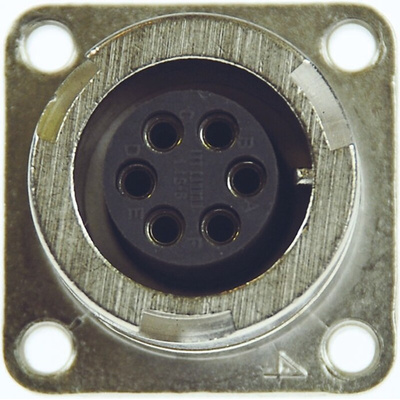 ITT Cannon, CA-COM 35 Way Box Mount MIL Spec Circular Connector Receptacle, Socket Contacts,Shell Size 28, Bayonet