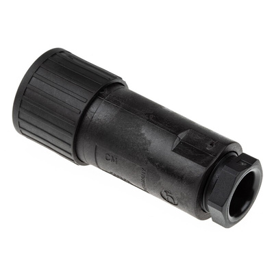 Hirschmann, CM 6 Way Cable Mount MIL Spec Circular Connector Plug, Socket Contacts, Screw Coupling, MIL-DTL-5015