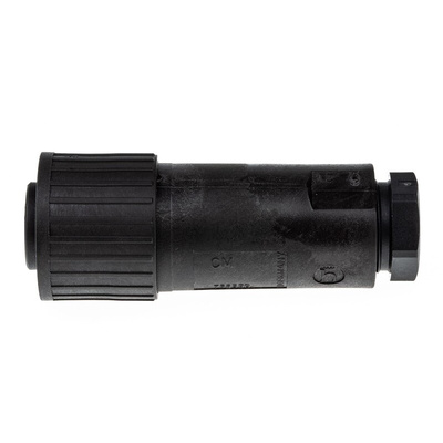 Hirschmann, CM 6 Way Cable Mount MIL Spec Circular Connector Plug, Socket Contacts, Screw Coupling, MIL-DTL-5015