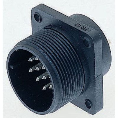 Hirschmann, CM 5 Way Panel Mount MIL Spec Circular Connector, Pin Contacts,Shell Size 14, Screw Coupling, MIL-DTL-5015