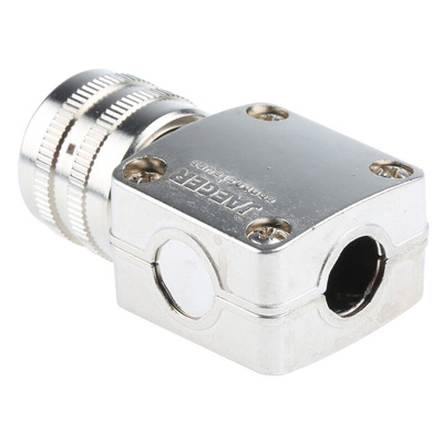 Jaeger 3 Way Cable Mount MIL Spec Circular Connector Plug, Socket Contacts, MIL-DTL-5015