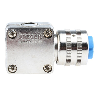Jaeger 3 Way Cable Mount MIL Spec Circular Connector Plug, Socket Contacts, MIL-DTL-5015