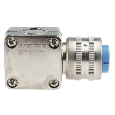 Jaeger 6 Way Cable Mount MIL Spec Circular Connector Plug, Socket Contacts, MIL-DTL-5015