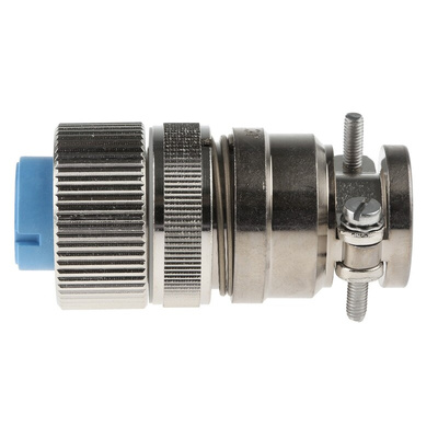 Jaeger, 5324 6 Way Cable Mount MIL Spec Circular Connector Receptacle, Pin Contacts,Shell Size 1, Screw Coupling
