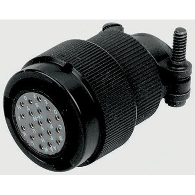 Amphenol MIL Spec Circular Connector, 32 Contacts, Cable Mount, Plug, Female, 62LC Series