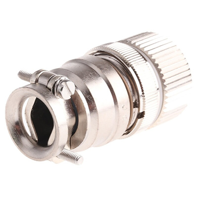 Jaeger, 5324 4 Way Cable Mount MIL Spec Circular Connector Receptacle, Socket Contacts,Shell Size 1, Screw Coupling