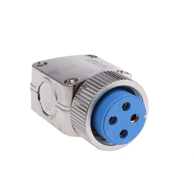 Jaeger 4 Way Cable Mount MIL Spec Circular Connector Plug, Socket Contacts, MIL-DTL-5015