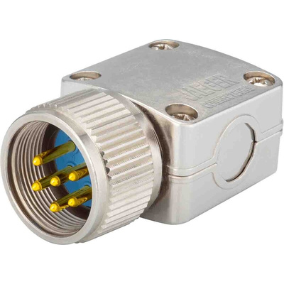 Jaeger 4 Way Cable Mount MIL Spec Circular Connector Plug, Socket Contacts, MIL-DTL-5015