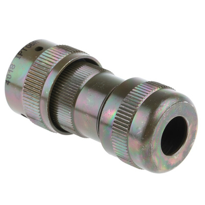 Glenair 10 Way Cable Mount MIL Spec Circular Connector Plug, Socket Contacts,Shell Size 12, MIL-DTL-26482