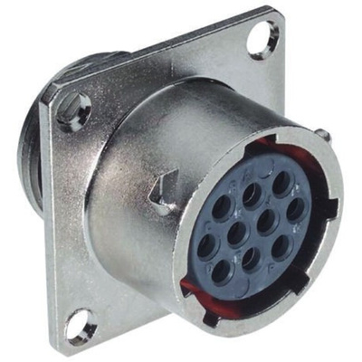 Souriau, UTO 26 Way Wall Mount MIL Spec Circular Connector Receptacle, Socket Contacts,Shell Size 16, Bayonet Coupling,