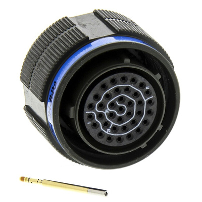 Amphenol Limited, TV 37 Way Cable Mount MIL Spec Circular Connector Plug, Socket Contacts,Shell Size 15, Screw