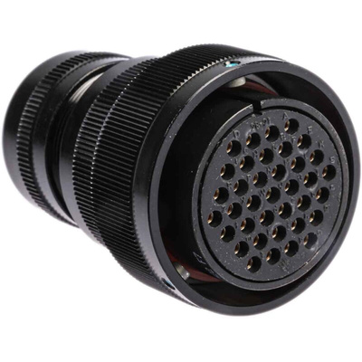 Glenair 37 Way Cable Mount MIL Spec Circular Connector Plug, Socket Contacts,Shell Size 28, MIL-DTL-5015