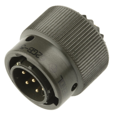 Amphenol Limited, 62GB 7 Way Cable Mount MIL Spec Circular Connector Plug, Pin Contacts,Shell Size 10, Bayonet