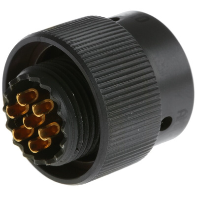 Amphenol, 62GB 7 Way Cable Mount MIL Spec Circular Connector Plug, Socket Contacts,Shell Size 10, Bayonet Coupling,