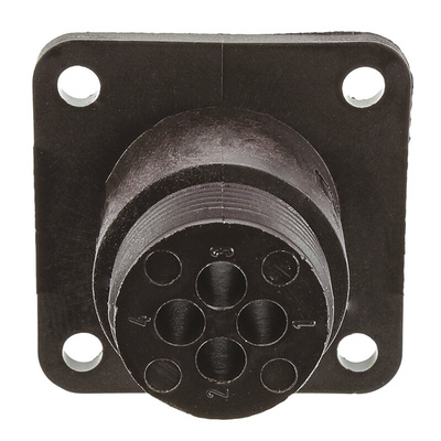 TE Connectivity 4 Way Cable Mount Circular Connectors Receptacle