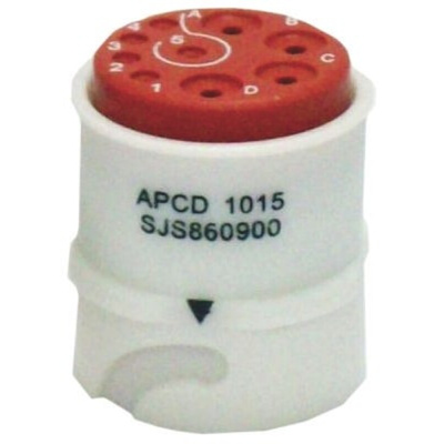 Amphenol MIL Spec Circular Connector, 9 Contacts, In-line, Socket, Male, Twist & Lock Series