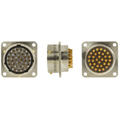 Amphenol Limited, 62GB 32 Way Box Mount MIL Spec Circular Connector Receptacle, Socket Contacts,Shell Size 18, Bayonet