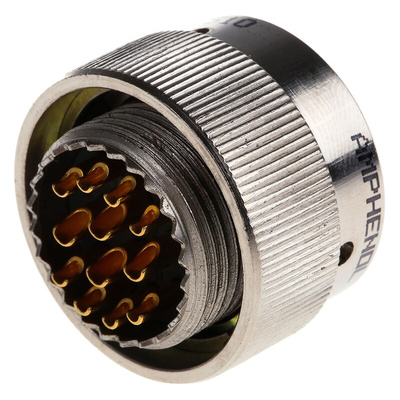 Amphenol Limited, 62GB 12 Way Cable Mount MIL Spec Circular Connector Plug, Socket Contacts,Shell Size 14, Bayonet