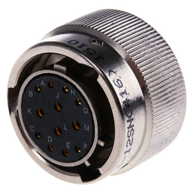 Amphenol Limited, 62GB 12 Way Cable Mount MIL Spec Circular Connector Plug, Socket Contacts,Shell Size 14, Bayonet