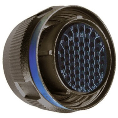 Souriau, 8D 4 Way MIL Spec Circular Connector Receptacle, Pin Contacts,Shell Size 13, Screw Coupling, MIL-DTL-38999