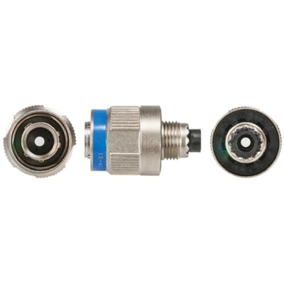 Souriau, 8D 1 Way Cable Mount MIL Spec Circular Connector Plug, Pin Contacts,Shell Size 09, Screw Coupling,