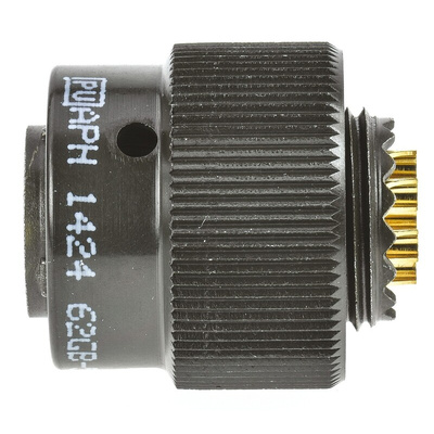Amphenol Limited, 62GB 7 Way Cable Mount MIL Spec Circular Connector Plug, Pin Contacts,Shell Size 10, Bayonet