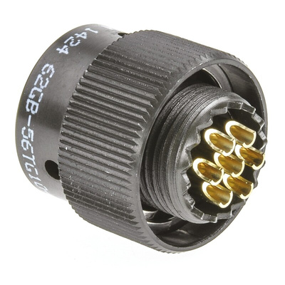 Amphenol Limited, 62GB 7 Way Cable Mount MIL Spec Circular Connector Plug, Socket Contacts,Shell Size 10, Bayonet
