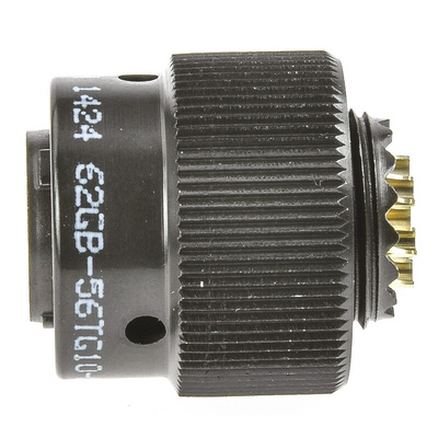 Amphenol Limited, 62GB 7 Way Cable Mount MIL Spec Circular Connector Plug, Socket Contacts,Shell Size 10, Bayonet
