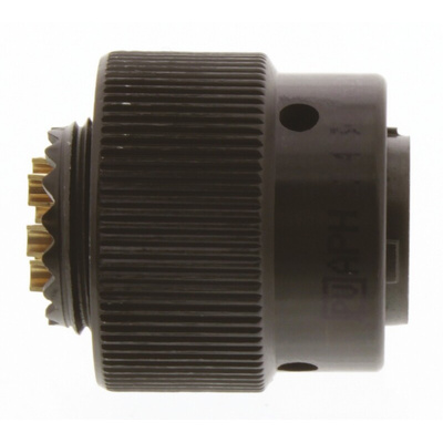 Amphenol Limited, 62GB 6 Way Cable Mount MIL Spec Circular Connector Plug, Socket Contacts,Shell Size 10, Bayonet