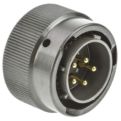 Amphenol Limited, 62GB 5 Way Cable Mount MIL Spec Circular Connector Plug, Pin Contacts,Shell Size 14, Bayonet