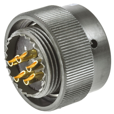 Amphenol Limited, 62GB 5 Way Cable Mount MIL Spec Circular Connector Plug, Pin Contacts,Shell Size 14, Bayonet