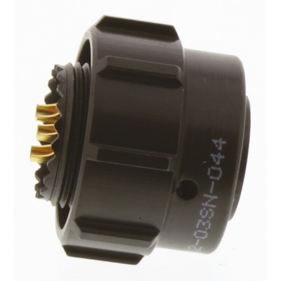 Amphenol Limited, 62GB 3 Way Cable Mount MIL Spec Circular Connector Plug, Socket Contacts,Shell Size 12, Bayonet