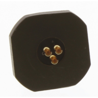 Amphenol Limited, 62GB 3 Way Panel Mount MIL Spec Circular Connector Receptacle, Socket Contacts,Shell Size 8, Bayonet
