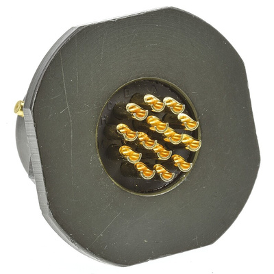 Amphenol Limited, 62GB 14 Way Panel Mount MIL Spec Circular Connector Receptacle, Pin Contacts,Shell Size 12, Bayonet