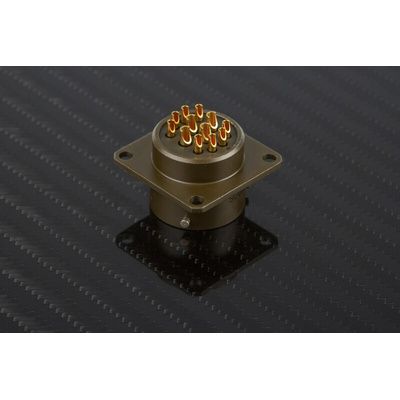 Amphenol, PT 12 Way Panel Mount MIL Spec Circular Connector Receptacle, Pin Contacts,Shell Size 14, Bayonet,