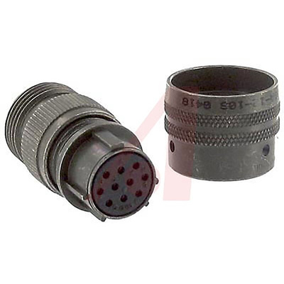 Amphenol, PT 10 Way Cable Mount MIL Spec Circular Connector Plug, Socket Contacts,Shell Size 12, Bayonet, MIL-DTL-26482