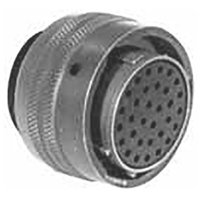 Amphenol Socapex, PT 3 Way Cable Mount MIL Spec Circular Connector Plug, Socket Contacts,Shell Size 8, Bayonet,