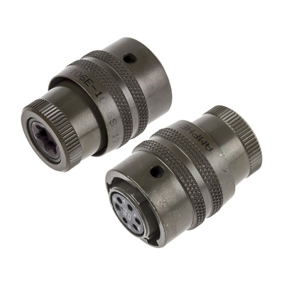 Amphenol, PT 6 Way Cable Mount MIL Spec Circular Connector Plug, Socket Contacts,Shell Size 10, Bayonet, MIL-DTL-26482