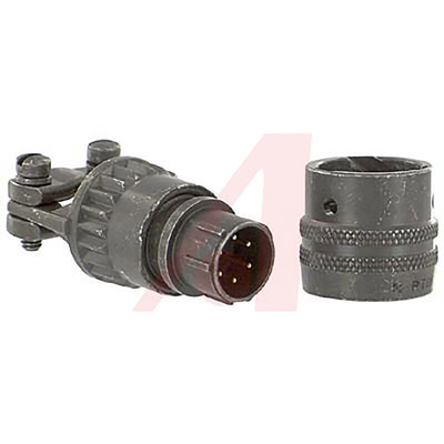Amphenol, PT 6 Way Cable Mount MIL Spec Circular Connector Plug, Pin Contacts,Shell Size 10, Bayonet, MIL-DTL-26482