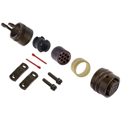 Amphenol, PT 10 Way Cable Mount MIL Spec Circular Connector Plug, Pin Contacts,Shell Size 12, Bayonet, MIL-DTL-26482