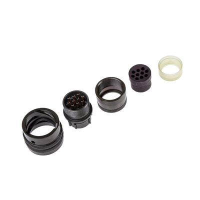 Amphenol, PT 10 Way Cable Mount MIL Spec Circular Connector Plug, Socket Contacts,Shell Size 12, Bayonet, MIL-DTL-26482